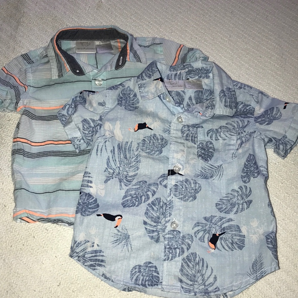 Baby collared shirts